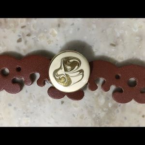 Hand crafted leather bracelet